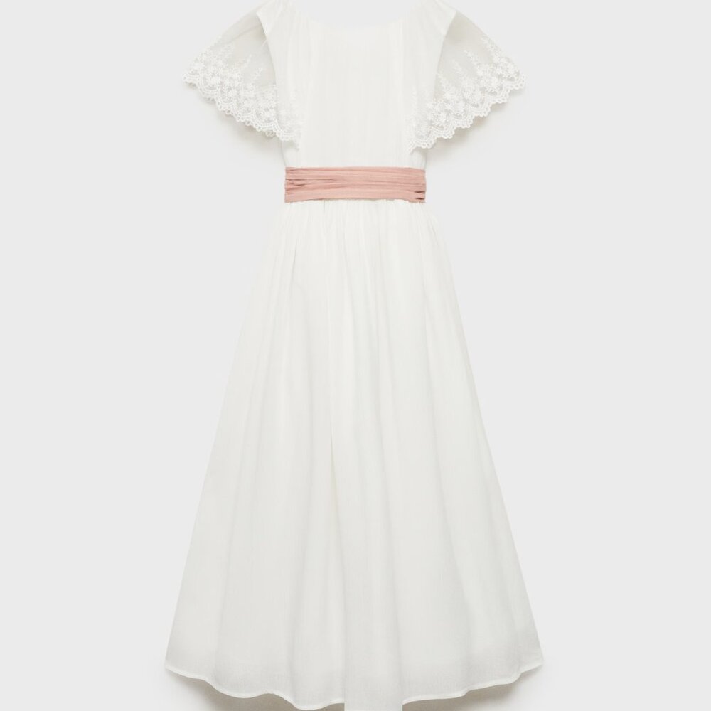 Mango Embroidered Dress